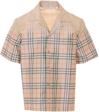 Burberry Beige Check Shirt