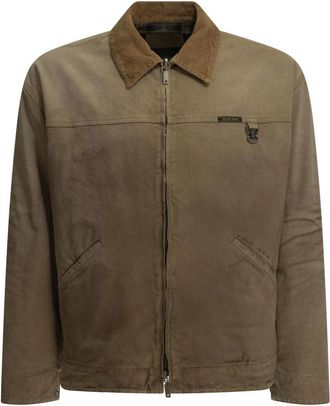 Golden Goose Klassieke Werkjas - Heren - Zomerjassen - Beige - L - Katoen - Jassen