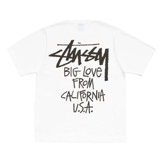 St&uuml;ssy Big Love T-Shirt White 1905218-WHIT