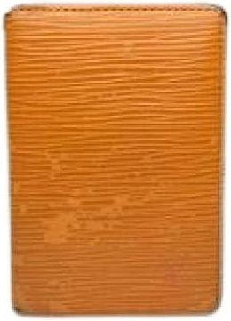 Louis Vuitton Pre-owned Wallets, female, Orange, Size: ONE SIZE Pre-owned Leather Wallet