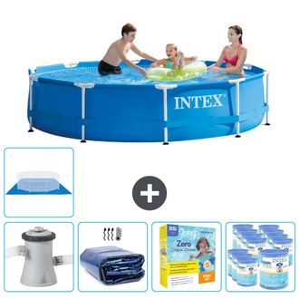 Intex Piscina Con Estructura Redonda - 305x76 Cm - 6-piezas Scb22