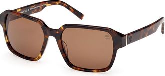 Timberland TB00043 Polarized 54H Mens Sunglasses Tortoiseshell Size 56