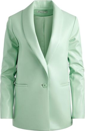 Alice & Olivia Denny single-breasted blazer - women - Polyurethane - 0 - Green