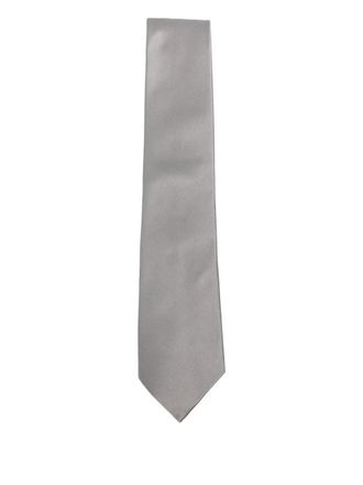 Errico Formicola silk tie - Grey