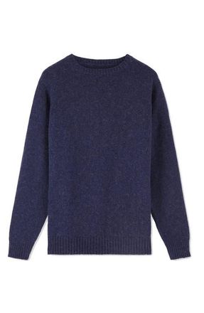 Fortela Alpaca Crew Neck Sweater in Blue at Nordstrom, Size Large Eu