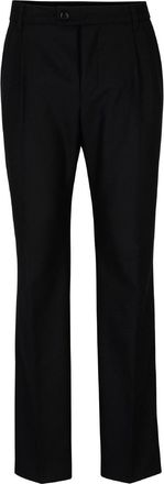 HUGO BOSS Heren Rechte Slim Fit Broek (Zwart)