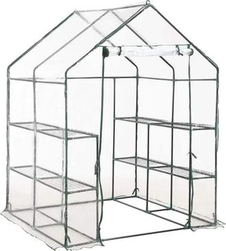 vidaXL Invernadero Con 8 Estantes 143x143x195 Cm Vidaxl
