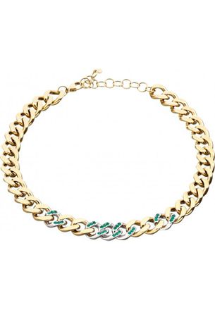 Chiara Ferragni Womens J19AUW47 Ladies Necklace - Gold Stainless Steel - One Size