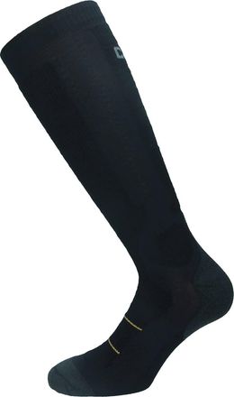 CAT 1 Pair of CAT Caterpillar Mens Long Socks with graduated compression, improve blood circulation, rapid muscle recovery (Black, 10-12)
