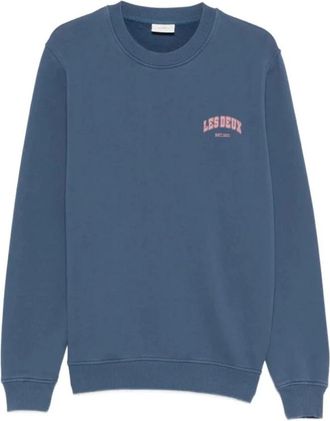 Les Deux Brady Hoop Sweatshirt - Heren - Sweatshirts - Blauw - S - Katoen - Hoodies & sweatvesten
