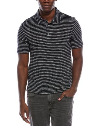 Vince Linen Polo Shirt