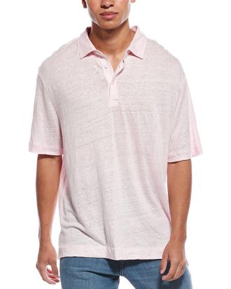 Robert Talbott Linen Jersey Polo Shirt