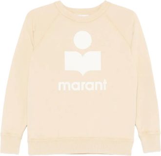 Isabel Marant Trui met logoprint - Geel