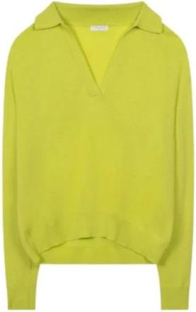 Majestic Filatures Truien - Dames - Cashmere truien - Groen - L - Kasjmier - Truien & Vesten