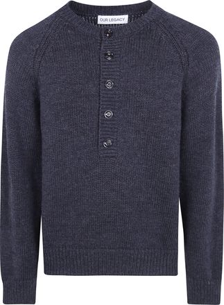 Our Legacy Henley Sweater Shore Henley