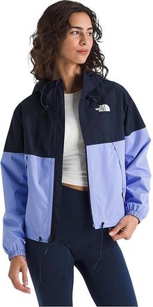The North Face Antora Rain Hoodie Womens Clothing Periwinkle Glow/Summit Navy : 2XS, Nylon