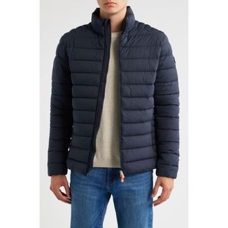 Save The Duck Ari Water Resistant Puffer Jacket in Blue Black at Nordstrom Rack, Size Xx-Large