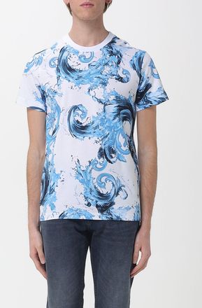 Versace Jeans Couture T-shirt in cotone con stampa barocca Versace Jeans Couture