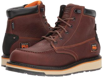 Timberland Gridworks 6 Moc Soft Toe Waterproof Mens Work Lace-up Boots Brown Tempest Rancher : 9 D - Medium, Leather