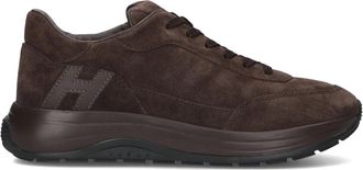 Hogan Hi-Light Sneakers - Heren - Sneakers - Bruin - 42 1/2 EU - Leer - Schoenen