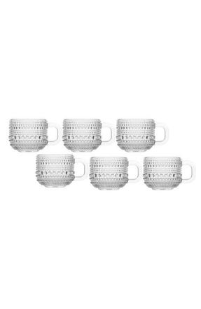 Fortessa Jupiter Set of 6 Espresso Cups in Clear at Nordstrom