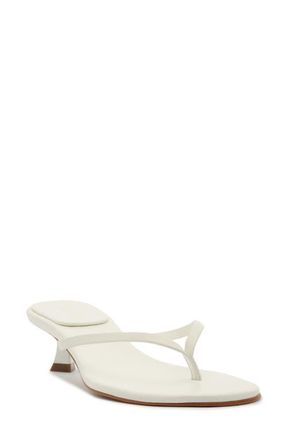 Schutz Carolyn Kitten Heel Sandal in White at Nordstrom, Size 11