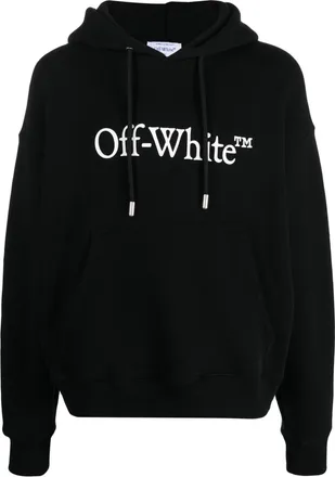 Off-white Black Logo Print Hoodie