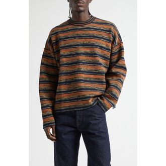 Waste Yarn Project Calvin Space Dye One of a Kind Sweater in Black Multi at Nordstrom, Size Medium