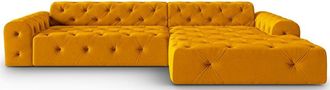 BLOOMINGLOFT 4-Sitzer Design Ecksofa Artemis mit Eckteil rechts