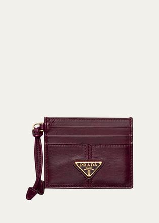 Prada Soft Lux Leather Card Case