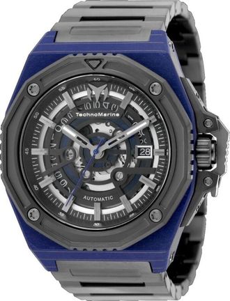 Technomarine Carbon Nautic Automatic Black Dial Mens Watch TM-525003