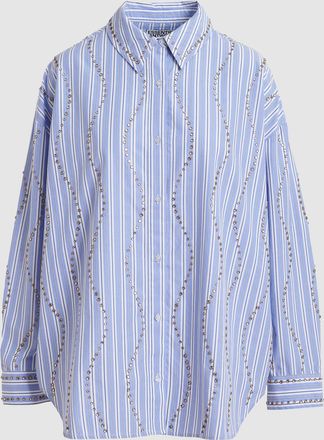 Essentiel Chemise Jehlani Blanc Bleu Clair