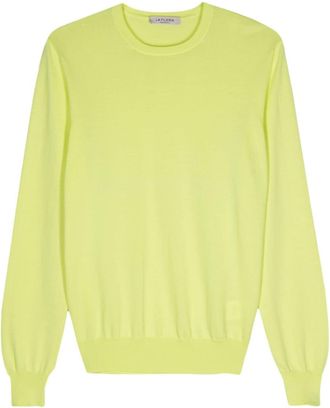 La Fileria fine-knit cotton jumper - men - Cotton - 56 - Yellow
