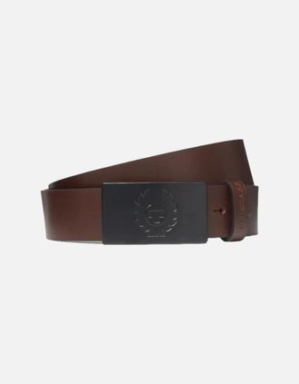 Belstaff Mens Belstaff Phoenix Buckle Belt Ebony - Black - Size: S