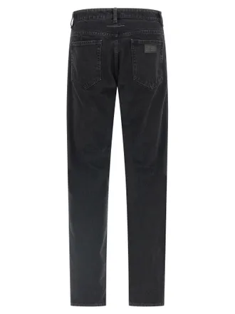 Maison Margiela Taped Denim Jeans - Black