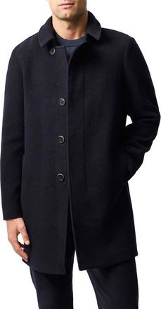 Rodd & Gunn Murchison Wool Blend Overcoat in Midnight at Nordstrom, Size Xxx-Large