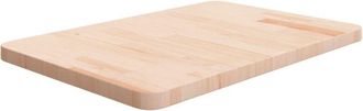 vidaXL Encimera De Ba&ntilde;o Madera Maciza Sin Tratar 60x40x2,5 Cm Vidaxl
