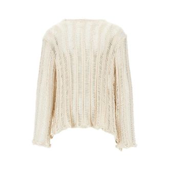 S&eacute;fr Aestas cotton-blend sweater Man S