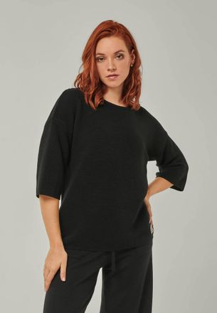 You Look Perfect PULLOVER FAY - Halbarm Pullover in Strukturstrick