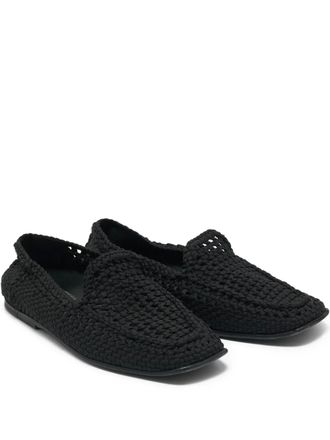 Dolce & Gabbana woven loafers - Black