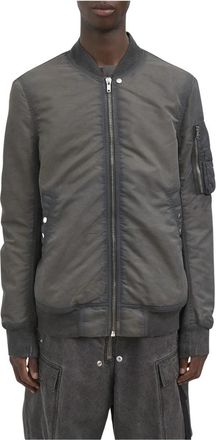 Rick Owens Classic Flight Bomber - Heren - Bomber jackets - Grijs - M - Katoen - Jassen