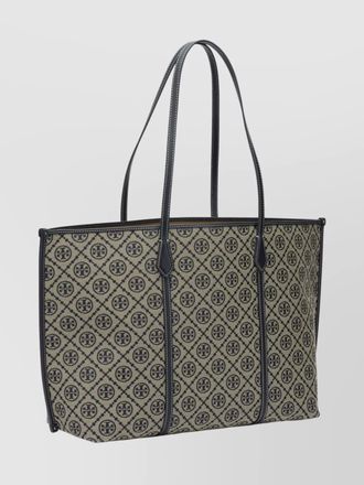 Tory Burch perry t monogram canvas tote bag