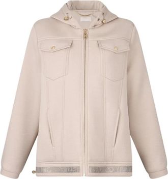 Liu Jo Scuba and Nylon Jas - Dames - Zomerjassen - Beige - 2XS - Nylon - Jassen