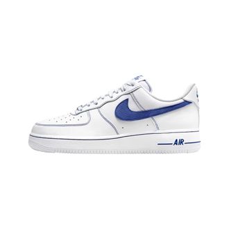 Nike Air Force 1 07 LV8 White / Deep Royal Blue HQ2037-100 Mens
