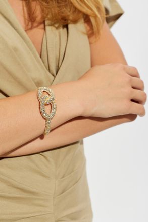 Isabel Marant Bracelet With Crystals, Womens, Gold