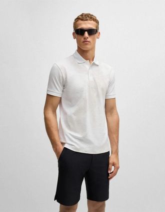 HUGO BOSS Mens 3 Polo Shirt - White - Size: 42