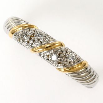 C&A Unbranded Platinum yellow gold yellow gold (18K) Platinum 900 Band Ring (Pre-Owned)