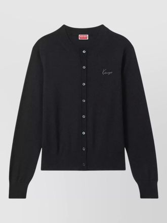Kenzo knitwear long sleeves ribbed cuffs hem
