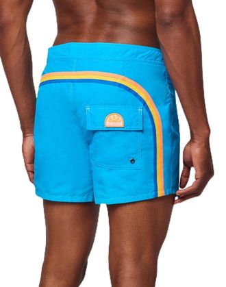 Sundek Mens Fixed Waist Boardshort, Swim Trunks 14 Length 3 Inseam, 67402 - Oversea 02, 32
