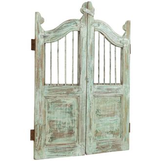 Biscottini International Biscottini - Cancello in legno massello e ferro, da interno e da esterno